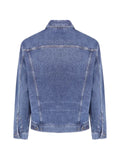 Emporio Armani faded button-up denim jacket