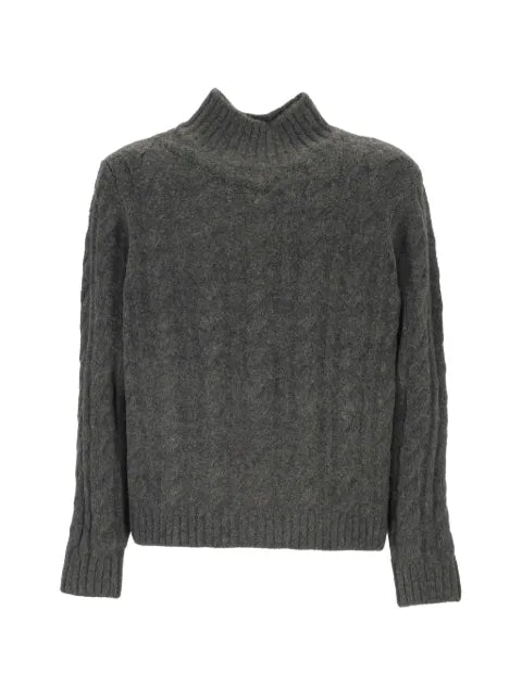 KEELING cable-knit mock-neck sweater